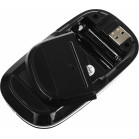 Мышь Оклик 599MWB черный оптическая (1600dpi) silent беспроводная BT/Radio USB для ноутбука (4but)