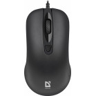 Мышь Defender MB-230 черный оптическая 1600dpi USB 2but (52231)