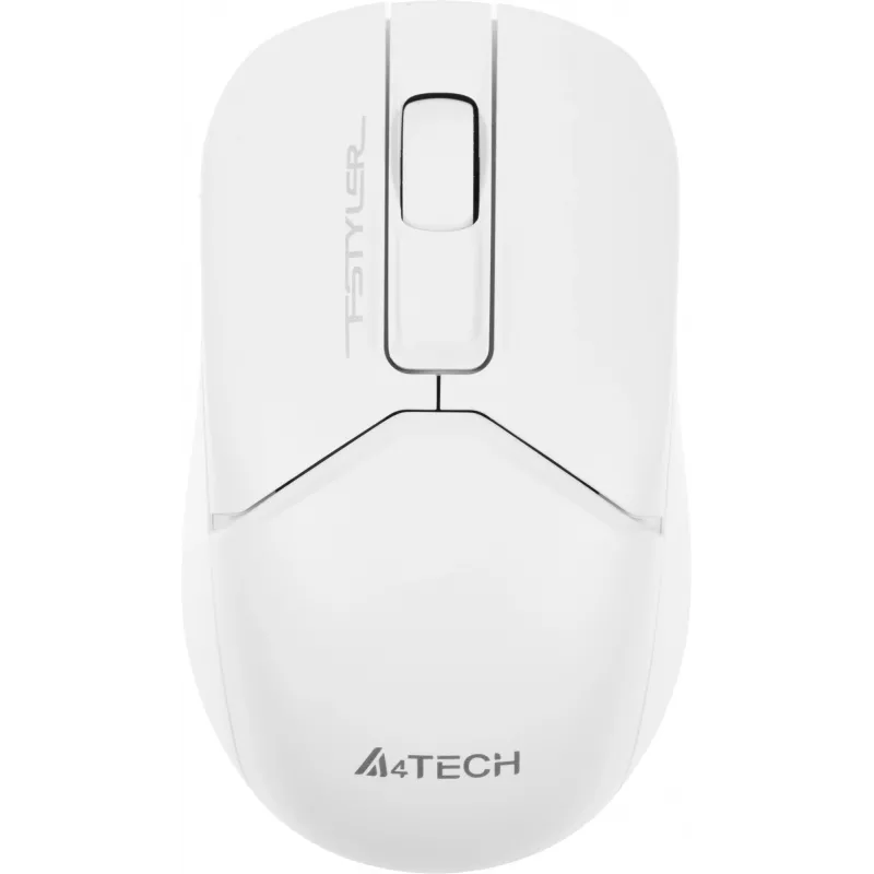 Мышь A4Tech Fstyler FB12 белый оптическая (1200dpi) беспроводная BT/Radio USB (3but)