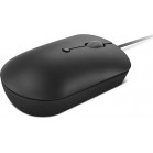Мышь Lenovo 400 черный оптическая 2400dpi USB-C 3but (GY51D20875)