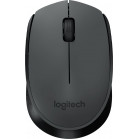 Мышь Logitech M170 серый/черный оптическая 1000dpi беспров. USB 2but (910-004658)