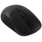 Мышь Оклик 310MW черный/серый оптическая (3200dpi) беспроводная USB для ноутбука (4but)