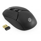 Мышь Оклик 509MW black черный оптическая (1600dpi) беспроводная USB для ноутбука (4but)