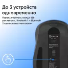 Мышь Оклик 601MW черный оптическая 4800dpi беспров. BT/Radio USB 8but (1885438)