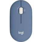 Мышь Logitech M350 синий/голубой оптическая (1000dpi) silent беспроводная BT/Radio USB (2but)