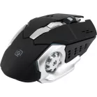 Мышь Оклик 770GW черный/серебристый оптическая 3600dpi беспров. USB для ноутбука 6but