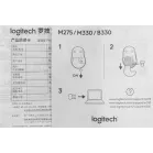 Мышь Logitech M330 Silent Plus черный оптическая 1000dpi silent беспров. USB 2but (910-004924)