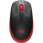 Мышь Logitech M190 черный/красный оптическая 1000dpi беспров. USB 2but (910-005908)