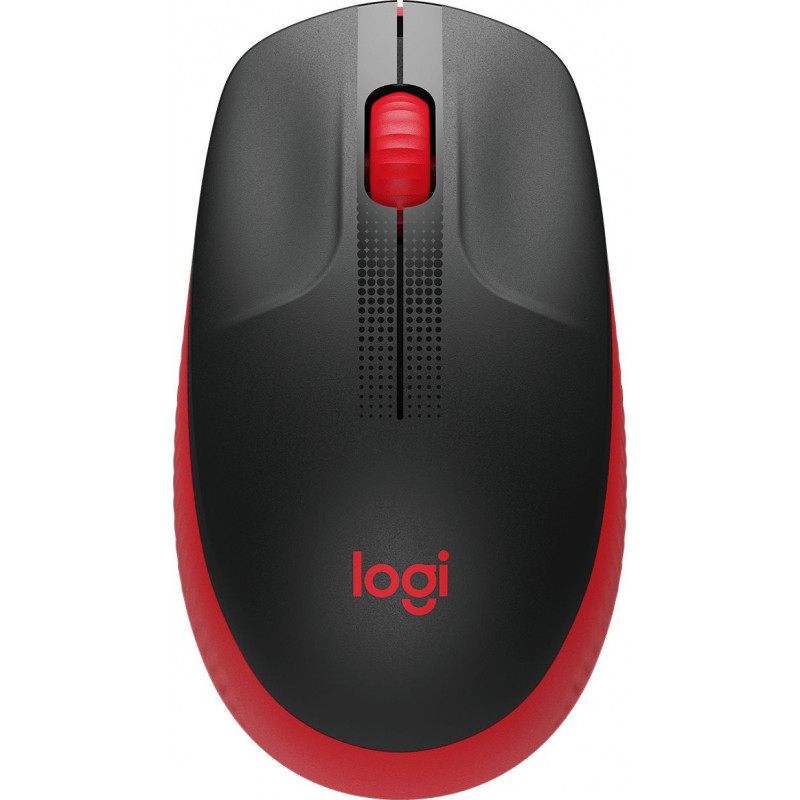 Мышь Logitech M190 черный/красный оптическая 1000dpi беспров. USB 2but (910-005908) Мышь Logitech M190 черный/красный оптическая 1000dpi беспров. USB 2but (910-005908)