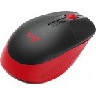 Мышь Logitech M190 черный/красный оптическая 1000dpi беспров. USB 2but (910-005908)
