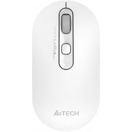 Мышь A4Tech Fstyler FG20S белый/серый оптическая (2000dpi) silent беспроводная USB для ноутбука (3but)