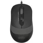 Мышь A4Tech Fstyler FM10ST серый/черный оптическая 1600dpi silent USB для ноутбука 3but (FM10ST GREY)