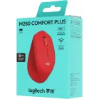 Мышь Logitech M280 красный оптическая 1000dpi беспров. USB 2but (910-004308)
