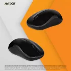 Мышь A4Tech G3-300NS черный оптическая (1200dpi) silent беспроводная USB для ноутбука (2but)