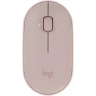 Мышь Logitech Pebble M350 розовый оптическая 1000dpi беспров. BT USB 2but (910-005575)