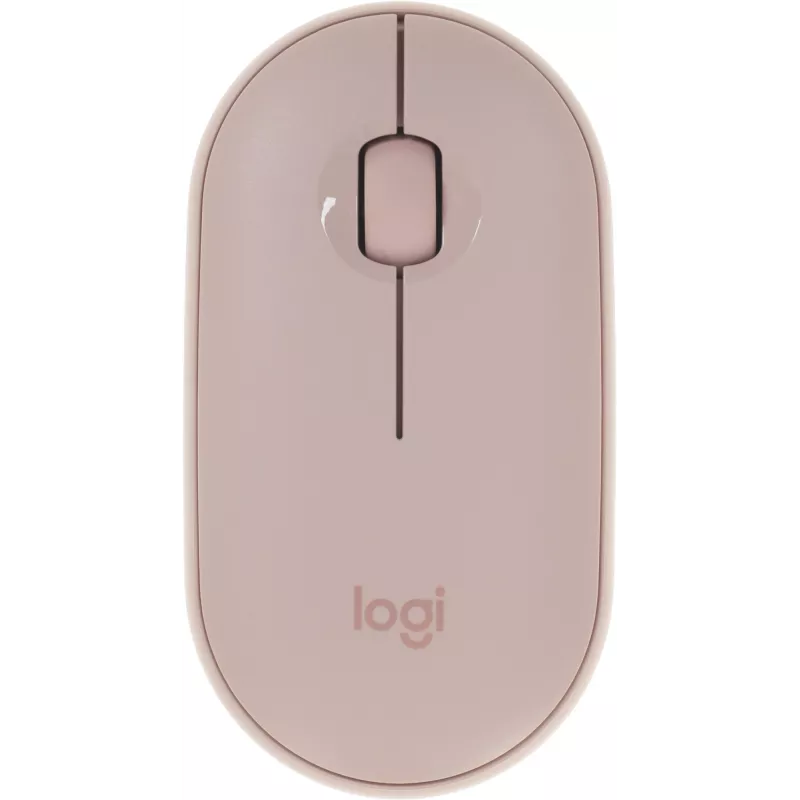 Мышь Logitech Pebble M350 розовый оптическая 1000dpi беспров. BT USB 2but (910-005575)