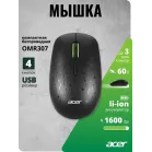 Мышь Acer OMR307 черный оптическая 1600dpi беспров. USB 4but (ZL.MCECC.022)