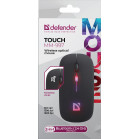 Мышь Defender Touch MM-997 черный оптическая 1600dpi silent беспров. BT/Radio USB для ноутбука 2but (52997)