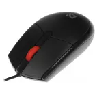 Мышь Defender Delta MM-523 черный оптическая 1000dpi USB для ноутбука 2but (52523)
