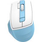 Мышь A4Tech Fstyler FG45CS Air голубой/белый оптическая (2000dpi) silent беспроводная USB для ноутбука (7but)
