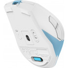 Мышь A4Tech Fstyler FG45CS Air голубой/белый оптическая (2000dpi) silent беспроводная USB для ноутбука (7but)