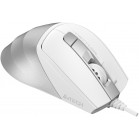 Мышь A4Tech Fstyler FM45S Air белый/серебристый оптическая (2400dpi) silent USB (7but)
