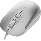 Мышь A4Tech Fstyler FM26 серебристый/белый оптическая (1600dpi) USB для ноутбука (4but)