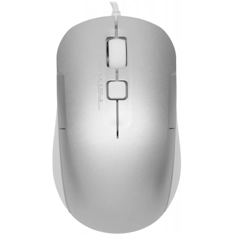 Мышь A4Tech Fstyler FM26S серебристый/белый оптическая 1600dpi silent USB для ноутбука 4but (FM26S USB (ICY WHITE))