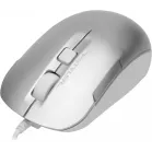 Мышь A4Tech Fstyler FM26S серебристый/белый оптическая 1600dpi silent USB для ноутбука 4but (FM26S USB (ICY WHITE))