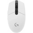 Мышь Logitech G304 Lightspeed белый оптическая 12000dpi беспров. USB 5but (910-005295)