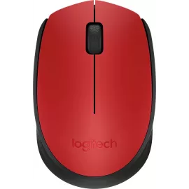 Мышь Logitech M171 красный/черный оптическая 1000dpi беспров. USB для ноутбука 2but (910-004645)