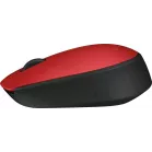 Мышь Logitech M171 красный/черный оптическая 1000dpi беспров. USB для ноутбука 2but (910-004645)