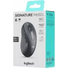 Мышь Logitech M650 Large графитовый оптическая 4000dpi silent беспров. BT/Radio USB 5but (910-006247)