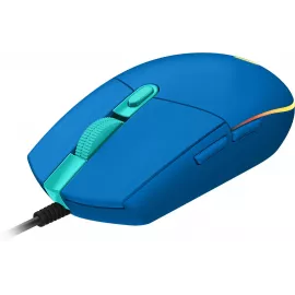 Мышь Logitech G203 синий оптическая (8000dpi) USB (5but)