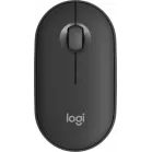 Мышь Logitech Pebble 2 M350S графитовый оптическая (1000dpi) silent беспроводная BT/Radio USB (2but)