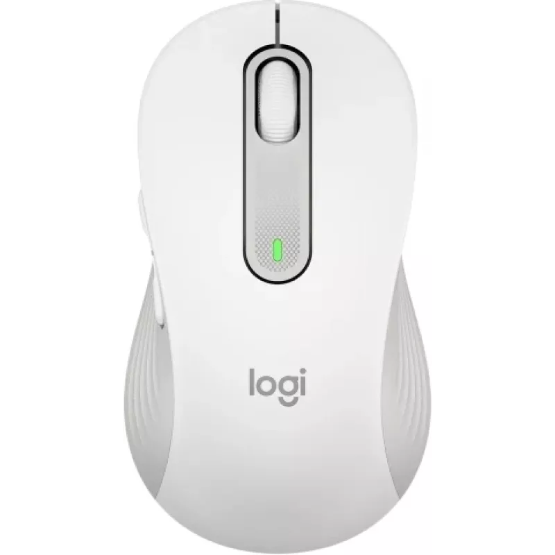 Мышь Logitech M650 L Large белый оптическая 4000dpi беспров. BT/Radio USB 5but (910-006389)