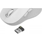 Мышь Logitech M650 L белый оптическая 4000dpi silent беспров. BT/Radio USB 5but (910-006389)