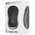 Мышь Logitech B175 черный оптическая 1000dpi беспров. USB для ноутбука 2but (910-004332)