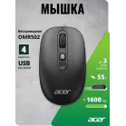 Мышь Acer OMR502 черный оптическая 1600dpi беспров. USB 4but (ZL.MCE11.01A)