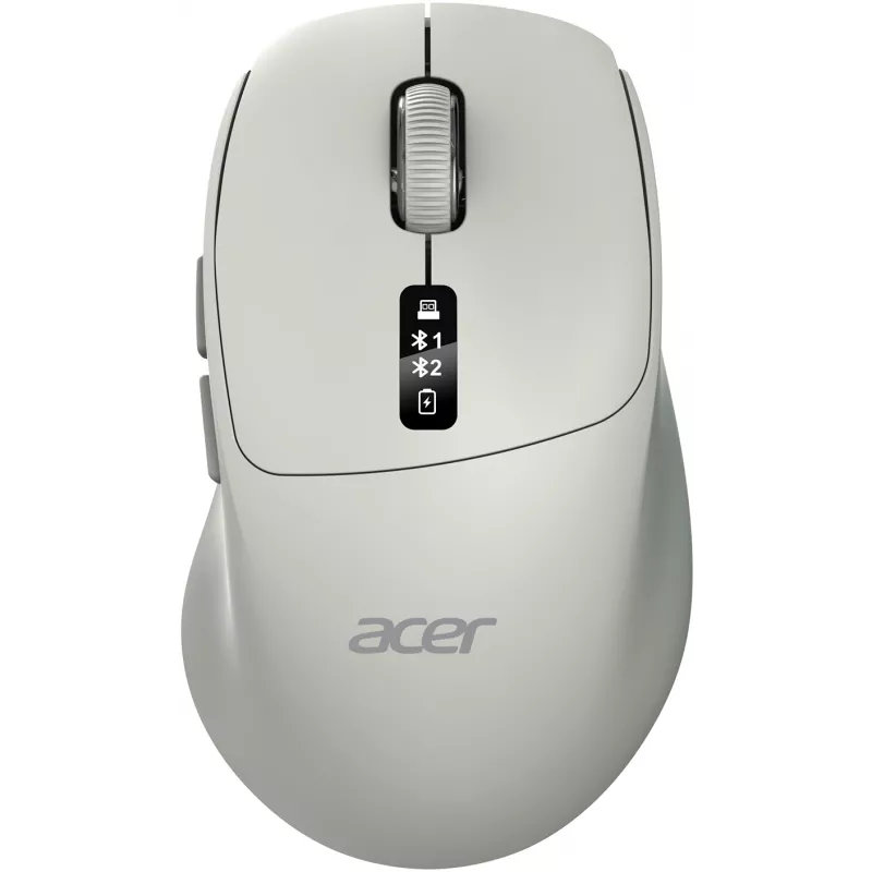 Мышь Acer OMR503 светло-серый оптическая 3200dpi silent беспров. BT/Radio USB 4but (ZL.MCE11.01C)