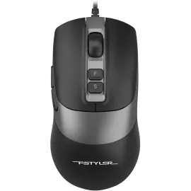 Мышь A4Tech Fstyler FM50S Plus черный оптическая 4000dpi silent USB 7but