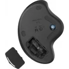 Трекбол Logitech M575S черный оптическая 2000dpi беспров. BT/Radio USB 4but (910-007035)