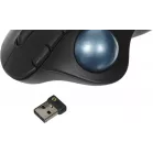 Трекбол Logitech M575S черный оптическая 2000dpi беспров. BT/Radio USB 4but (910-007035)