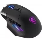 Мышь MSI VERSA PRO W черный оптическая 26000dpi беспров. BT/Radio USB 15but (S12-4301340-CLA)