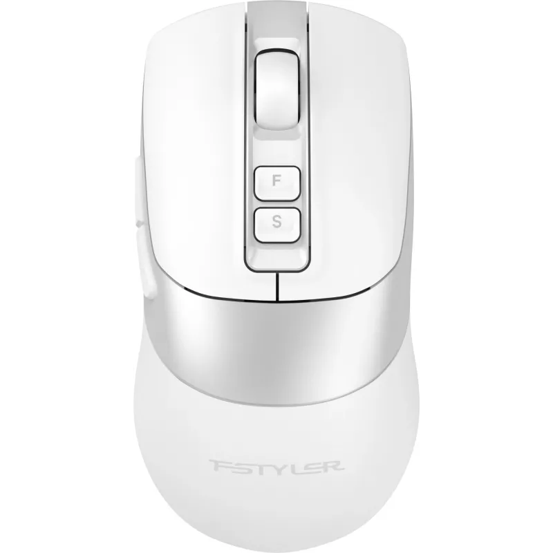 Мышь A4Tech Fstyler FB50CS Plus белый оптическая 3200dpi silent беспров. BT/Radio USB 7but