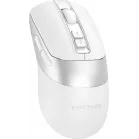 Мышь A4Tech Fstyler FB50CS Plus белый оптическая 3200dpi silent беспров. BT/Radio USB 7but