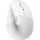 Мышь Logitech Lift белый оптическая 4000dpi silent беспров. BT/Radio USB для ноутбука 5but (910-006480)
