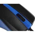 Мышь Оклик 225M черный/синий оптическая 1200dpi USB 3but (288233)