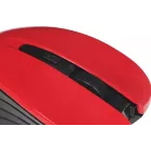 Мышь Оклик 545MW черный/красный оптическая 1600dpi беспров. USB для ноутбука 4but (368631)