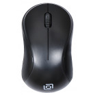 Мышь Оклик 605SW черный оптическая 1200dpi беспров. USB для ноутбука 3but (384108)